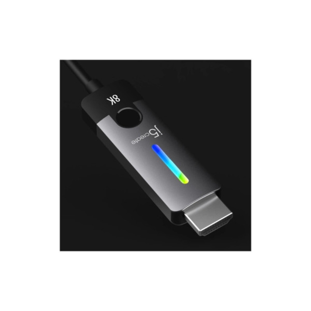 Кабель мультимедійний USB-C to HDMI M 1.8m 8K 60Hz LED RGB J5create (JCC157-N)