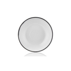 Тарілка By Bone серія "Helix" декор "Black" глибока 23 см 1000 мл (HL-BLA-FL-23-CK)