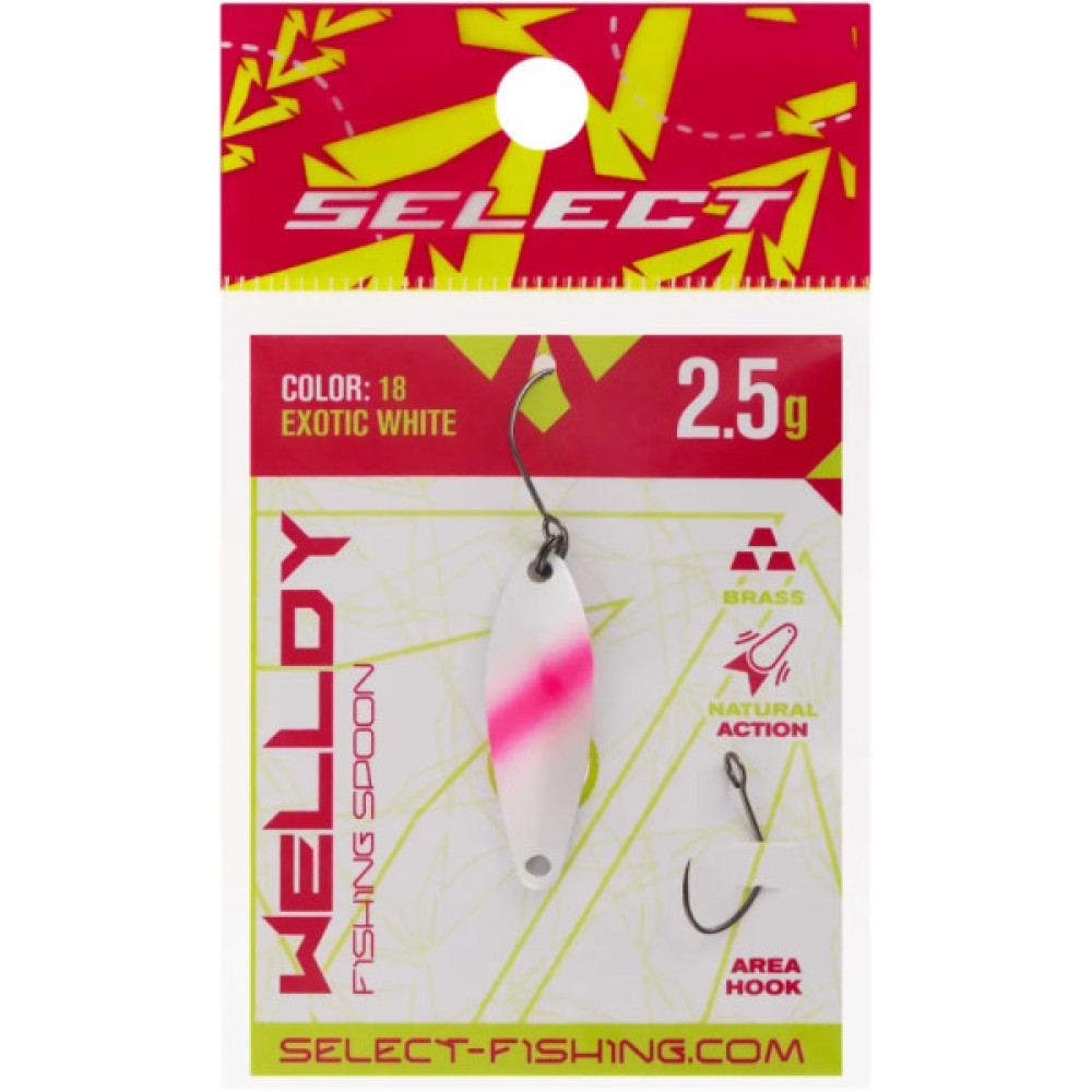 Блешня Select Welldy 2.5g 31mm 18 Exotic White (1870.81.11)