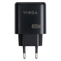 Зарядний пристрій Vinga GaN 65W PD+QC 2C1A ports Wall Charger (VCPCHCCA65B) Зарядний пристрій Vinga GaN 65W PD+QC 2C1A ports Wall Charger (VCPCHCCA65B)