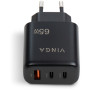 Зарядний пристрій Vinga GaN 65W PD+QC 2C1A ports Wall Charger (VCPCHCCA65B) Зарядний пристрій Vinga GaN 65W PD+QC 2C1A ports Wall Charger (VCPCHCCA65B)