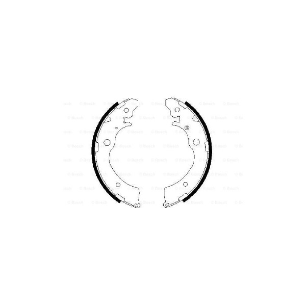 Гальмівні колодки Bosch 0 986 487 440 Гальмівні колодки Bosch 0 986 487 440