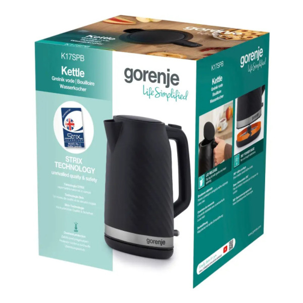 Електрочайник Gorenje K17SPB