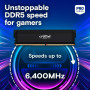 Модуль пам'яті для комп'ютера DDR5 32GB 6400 MHz Pro Overclocking Black Micron (CP32G64C40U5B) Модуль пам'яті для комп'ютера DDR5 32GB 6400 MHz Pro Overclocking Black Micron (CP32G64C40U5B)
