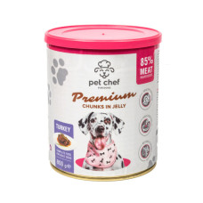 Вологий корм для собак Pet Chef З індичкою 800 г (4820255193670)