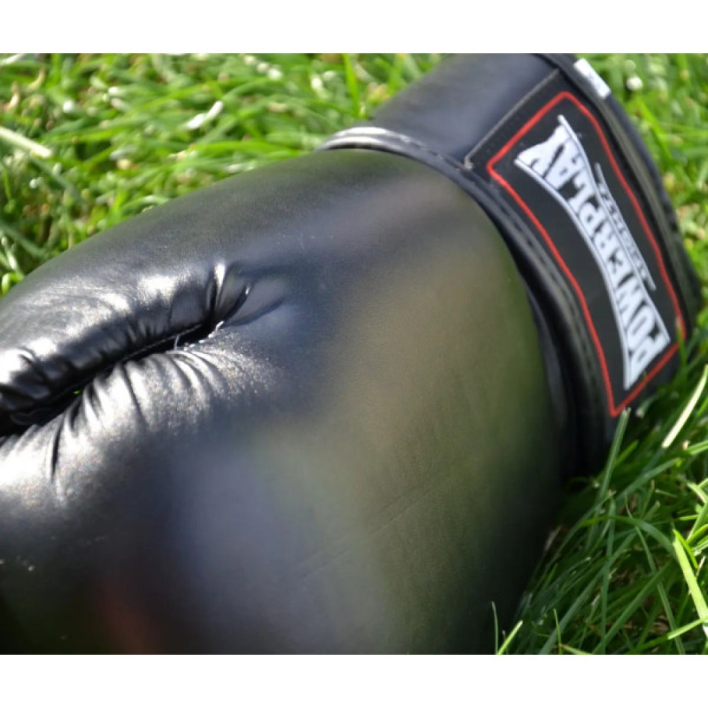 Боксерські рукавички PowerPlay 3004 Classic Чорні 8 унцій (PP_3004_8oz_Black)