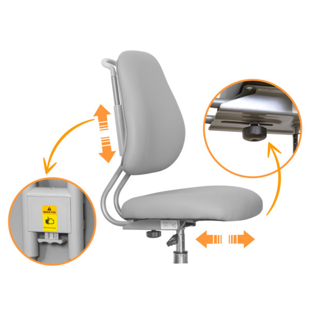 Дитяче крісло s Mio Ergo Grey Evo-kids (Y-507 G)