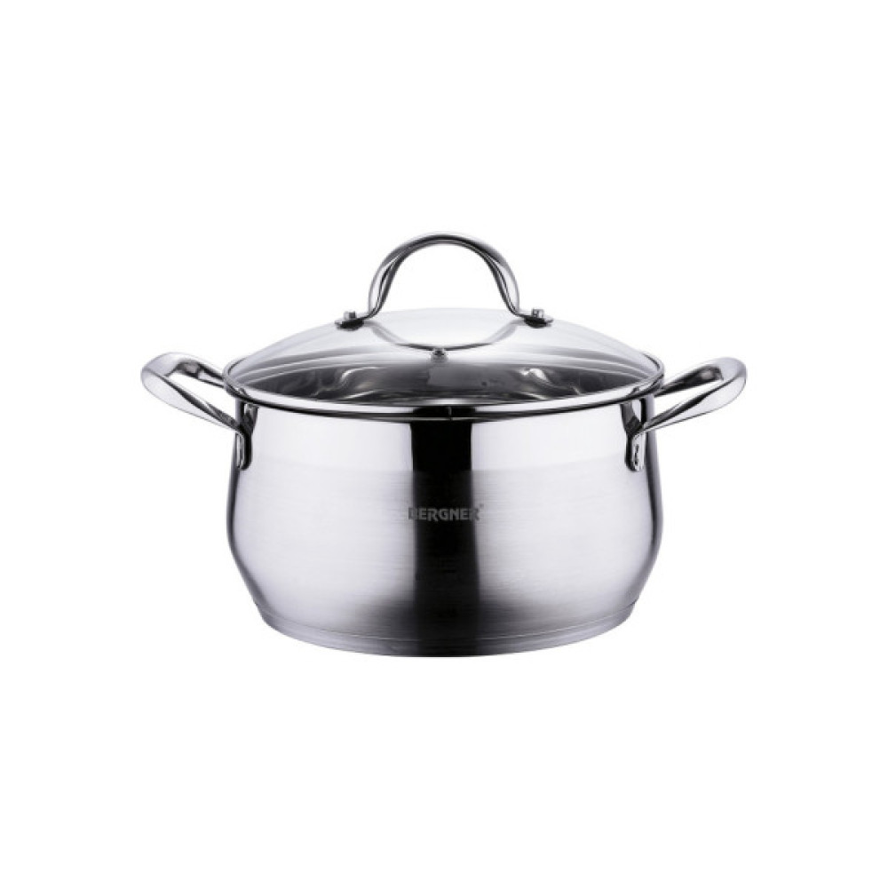 Каструля Bergner Gourmet, з кришкою 5.6 л (BG-6508)