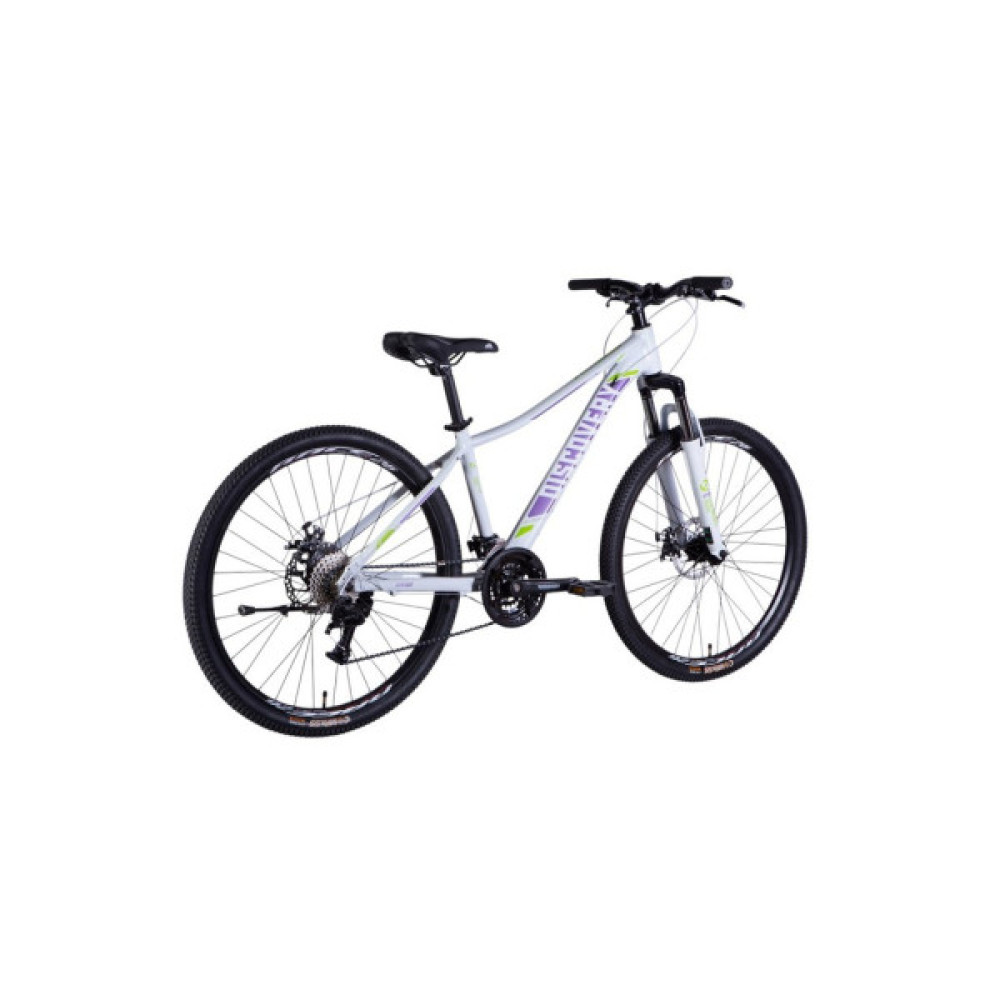 Велосипед Discovery 26" MYSTIQUE DD рама-15" AL 2025 біло-фіолетовий (OPS-DIS-26-627)