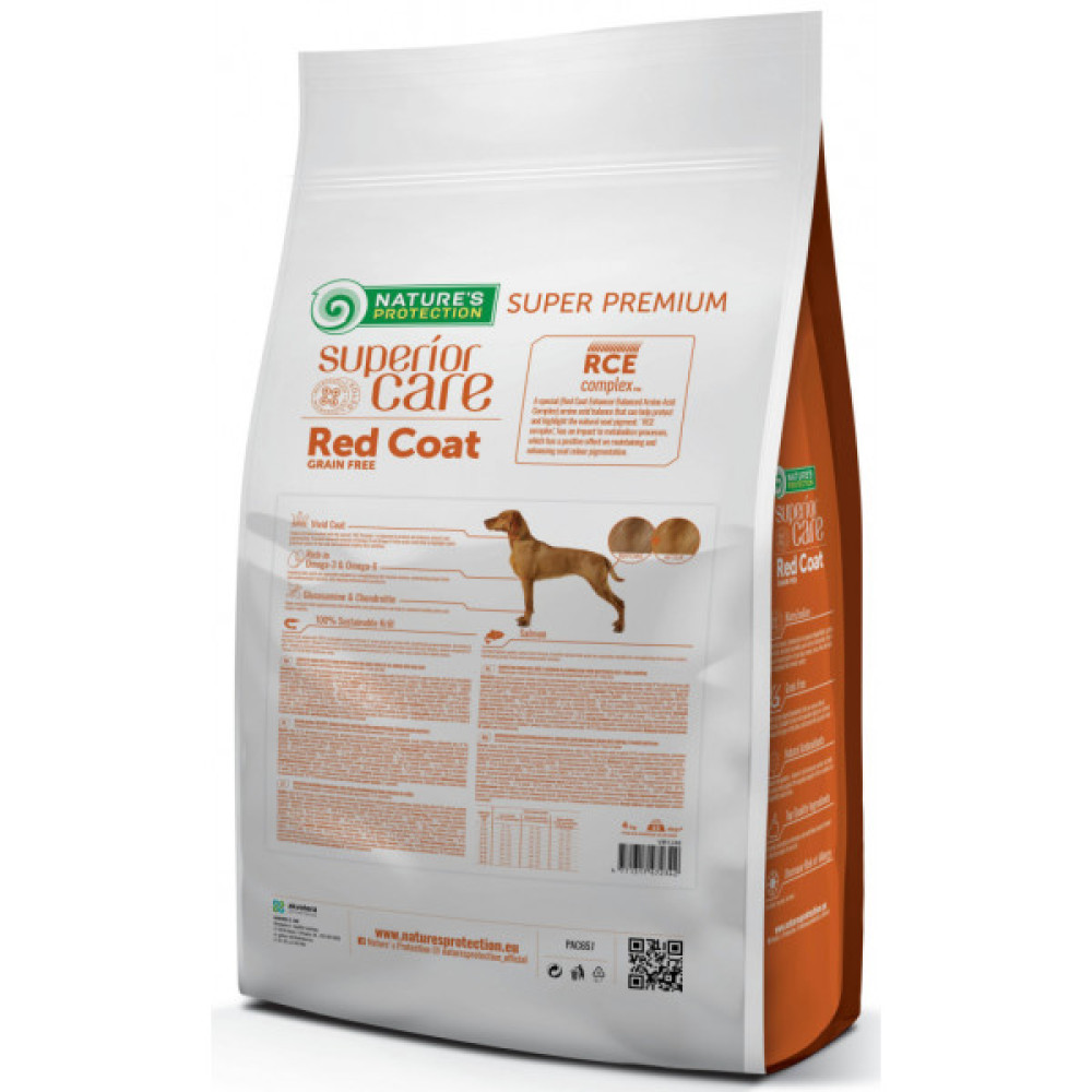 Сухий корм для собак Nature's Protection Superior Care Red Coat Grain Free Salmon 4 кг (NPSC47234)