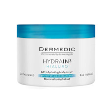 Крем для тіла Dermedic Hydrain3 Hialuro Ultra-Hydrating Body Butter 225 мл (5901643176105)