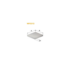 Фільтр салону Wixfiltron WP2212