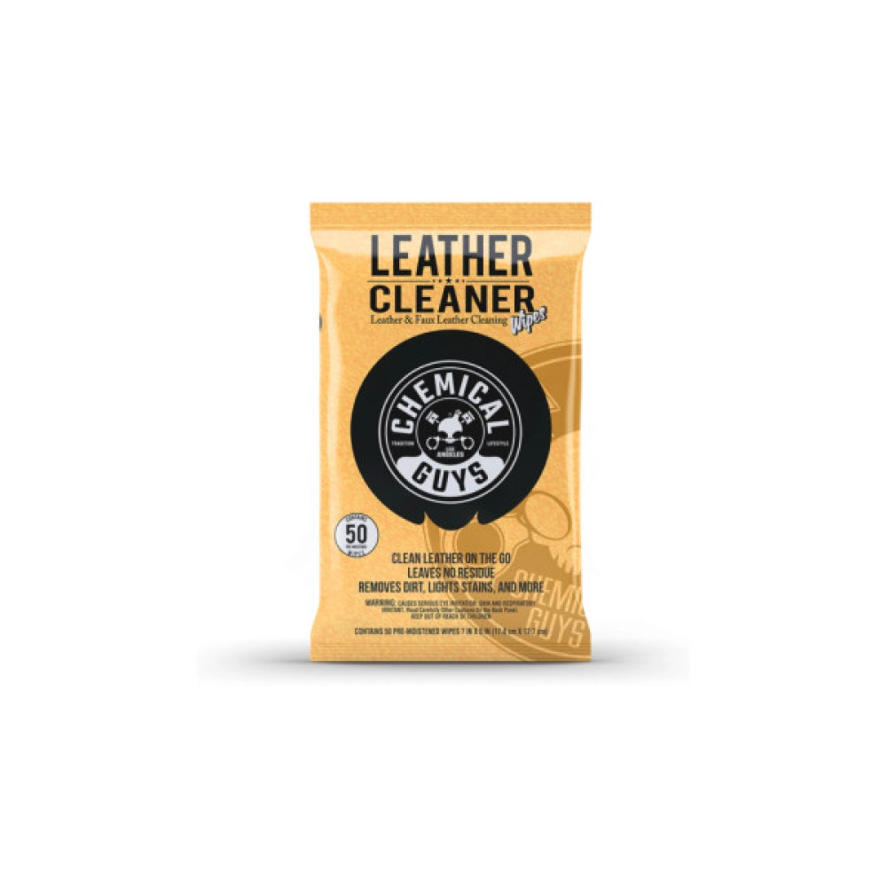 Автомобільна серветка Chemical Guys LEATHER CLEANER WIPES (PMWSPI20850)