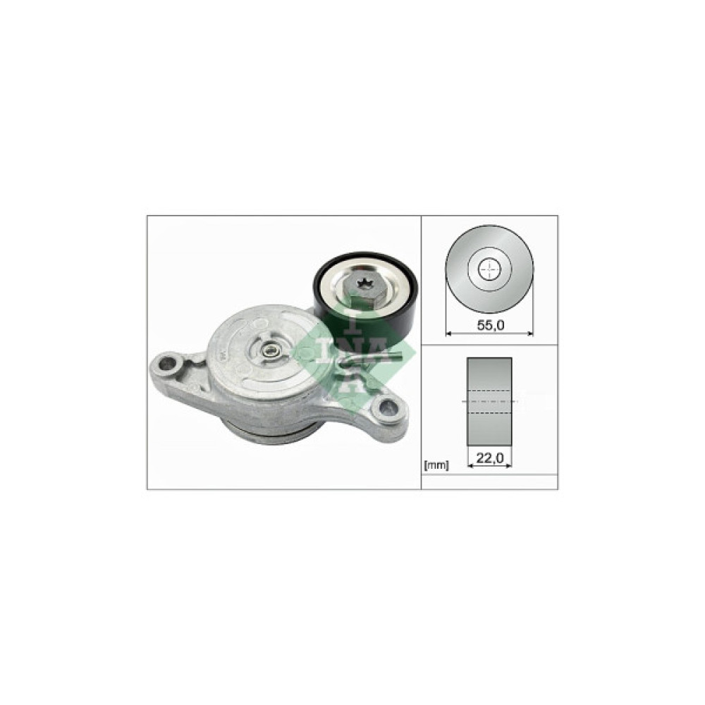 Натягувач ременя з роликом INA 534 0420 10 Натягувач ременя з роликом INA 534 0420 10