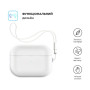 Чохол для навушників Armorstandart Silicone Case with straps для Apple Airpods Pro 2 Transparent (ARM68617)