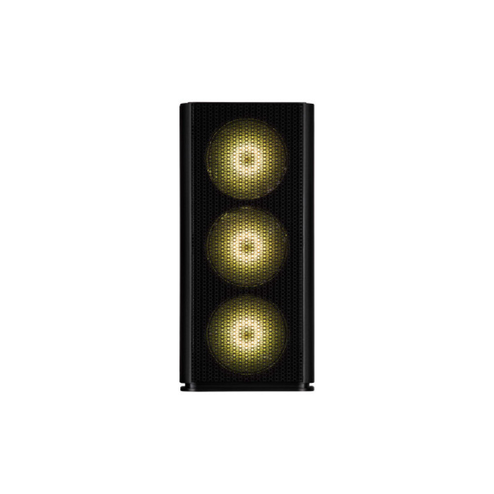 Корпус 2E GAMING Vertex GI01B без БЖ 2xUSB3.0, 1xUSBType-C, 3x140мм ARGB, 1x120мм ARGB, VGA 380мм, LCS ready, контролер з пультом, TG Side Panel, EATX, чорний