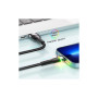 Дата кабель USB 2.0 AM to Lightning 1.0m 2.4A black Essager (EXCL-XCD01)