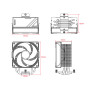 Кулер до процесора ID-Cooling FROZN A410 SE ARGB