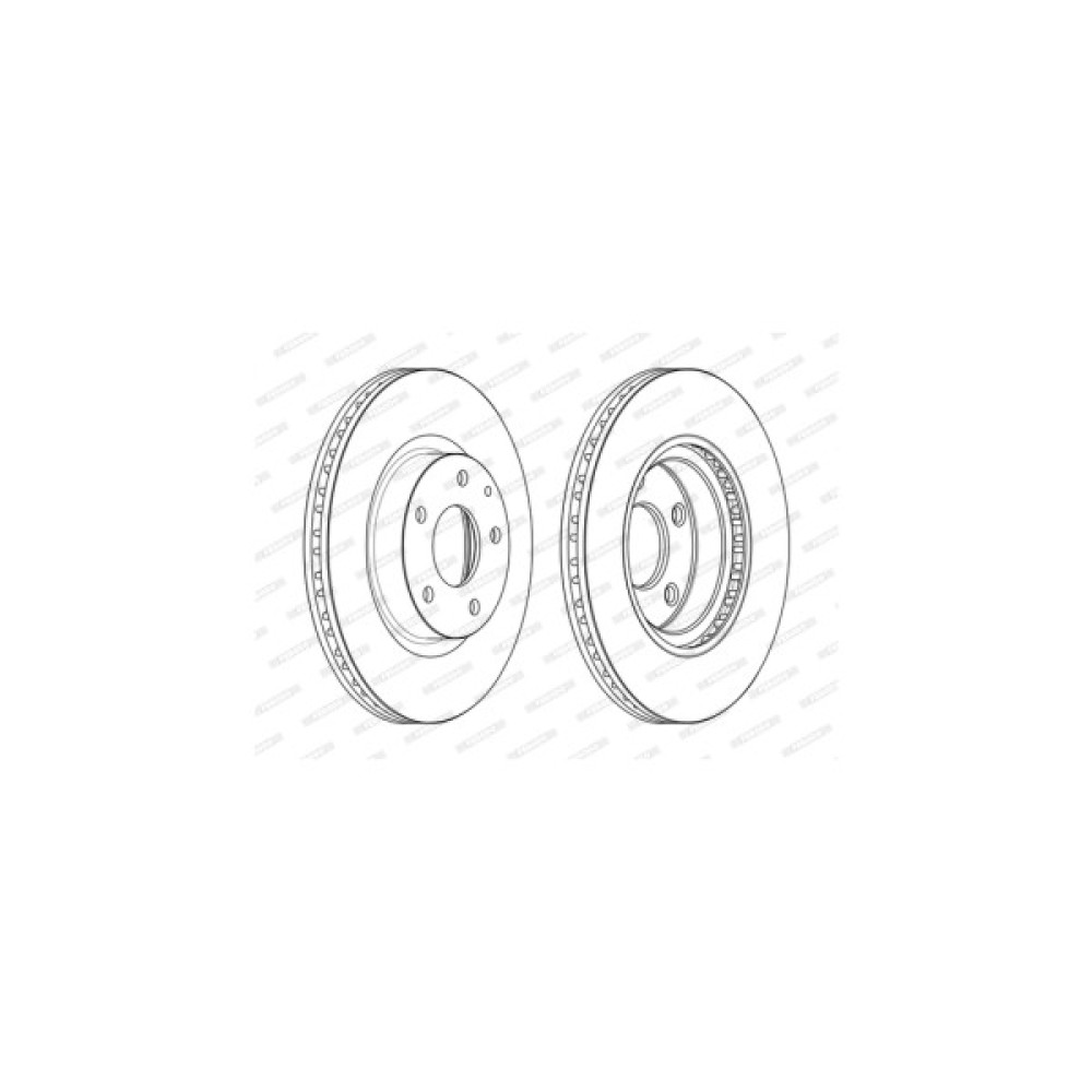 Гальмівний диск FERODO DDF2465C