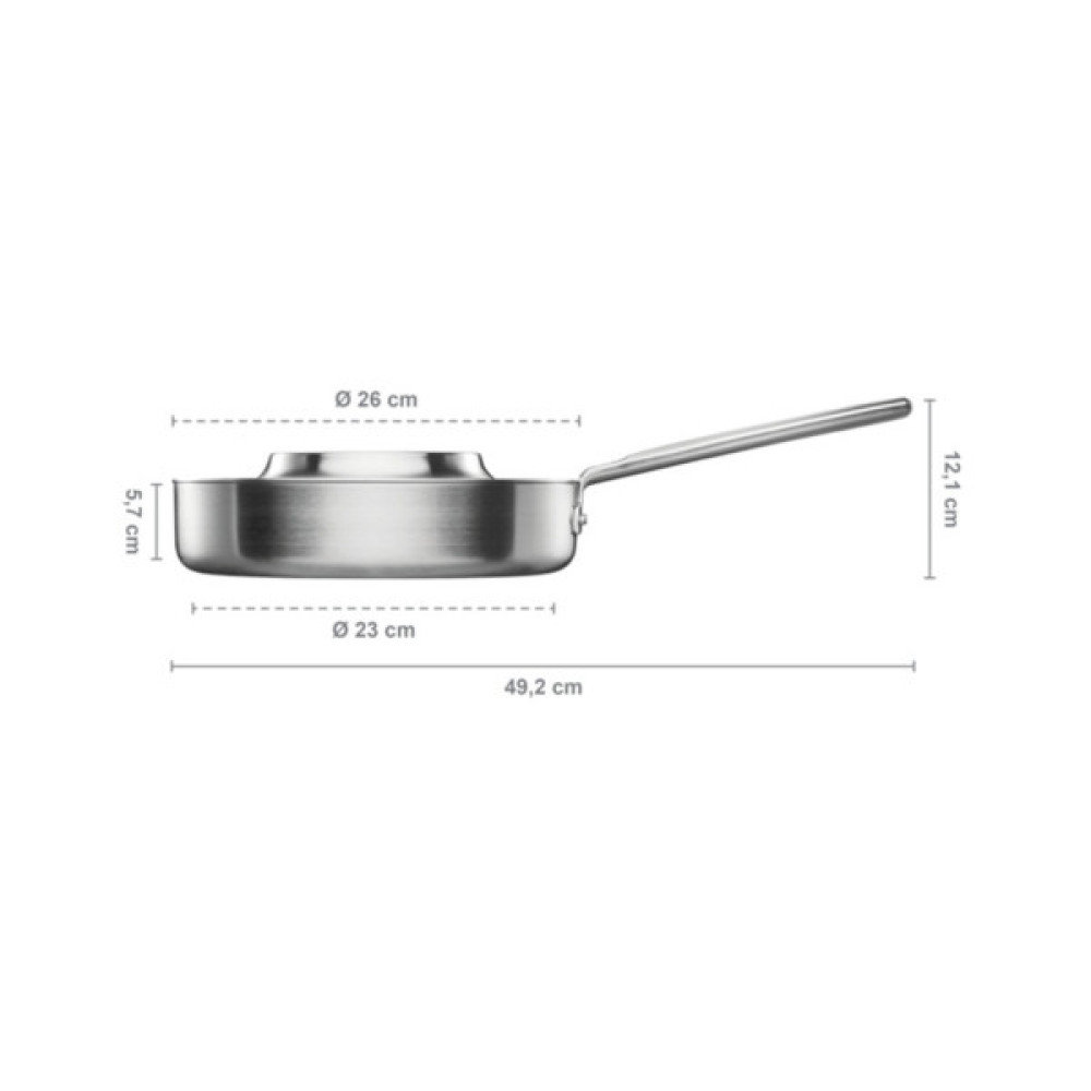 Сотейник Fiskars Norden з кришкою 26 см (1067634)