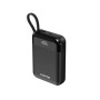 Батарея універсальна Canyon 10000mAh OnPower 104 PD/20W, QC/22.5W built-in cable Black (CNS-CPB104B)