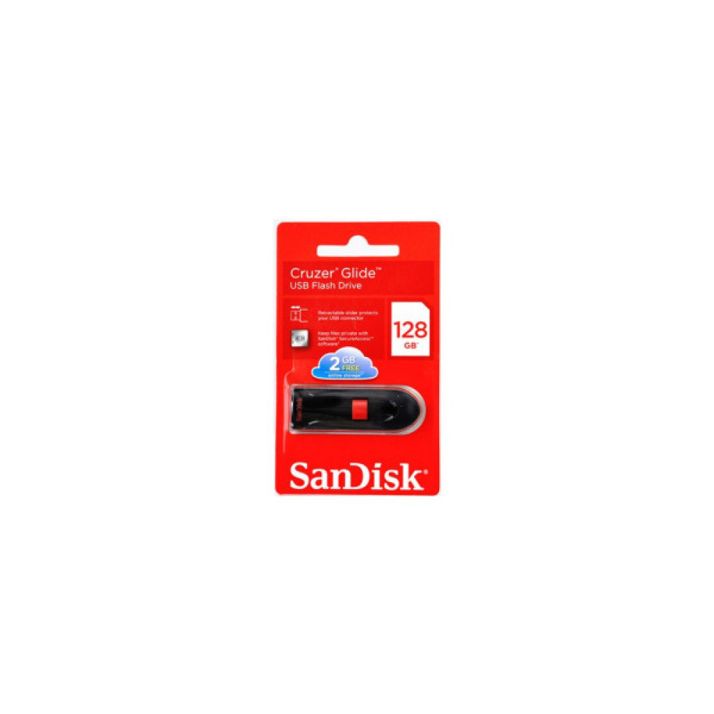 USB флеш накопичувач SanDisk 128Gb Cruzer Glide (SDCZ60-128G-B35)