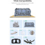 Підкладка для 3D-друку Creality K2 Pro PEI Double-sided Frosted Build Plate 325х310mm (4004090163)