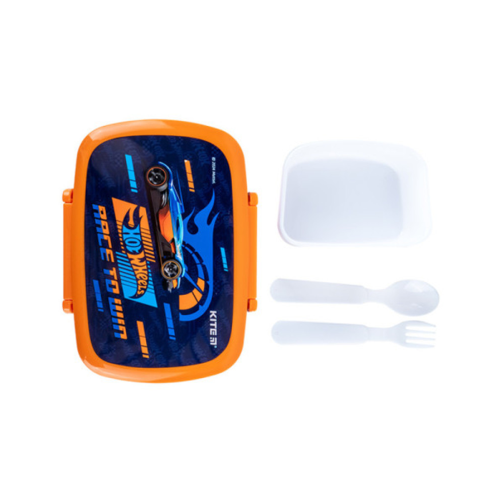Ланч-бокс дитячий Kite Hot Wheels з наповненням 750 мл (HW24-163)