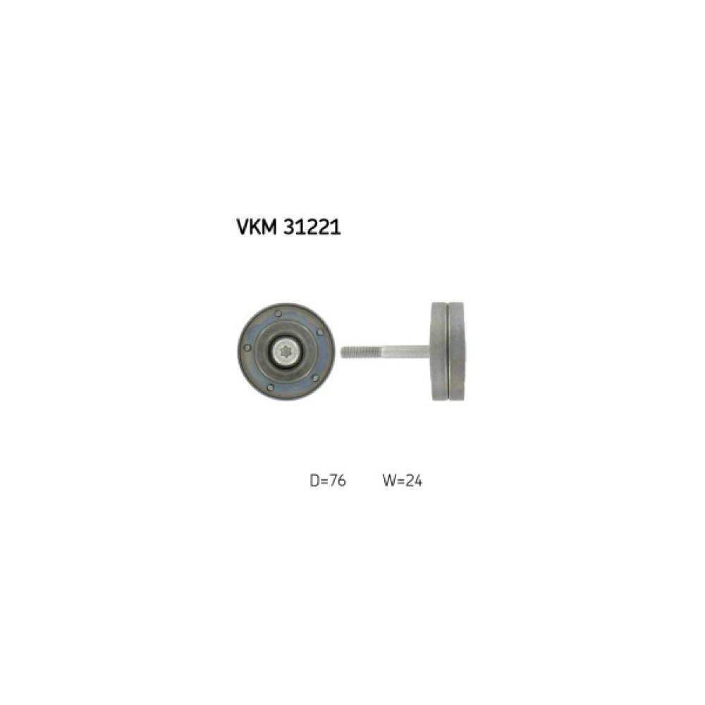 Ролик натягувача ременя SKF VKM 31221 Ролик натягувача ременя SKF VKM 31221