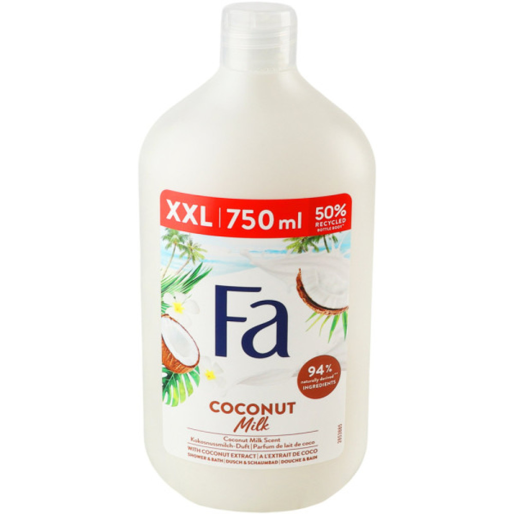 Гель для душу Fa Coconut Milk 750 мл (5201143734639)