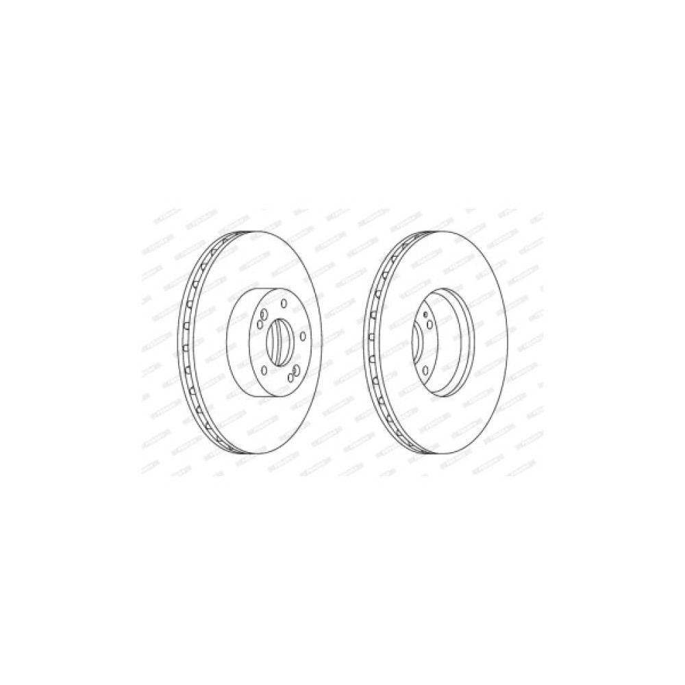 Гальмівний диск FERODO DDF1631C-1