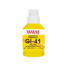 Чорнило WWM Canon GI-41 для Pixma G2420/3420 190г Yellow (KeyLock) (G41Y) Чорнило WWM Canon GI-41 для Pixma G2420/3420 190г Yellow (KeyLock) (G41Y)