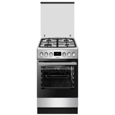 Плита Hansa комбінована, 65л, 50x60см, дисплей, конвекція, чавун, нерж