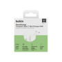 Зарядний пристрій Belkin USB-C PD65W GaN PPS white (WCA011KQWH)