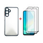 Чохол до мобільного телефона Dengos Samsung Galaxy A16 Matte + glass 2pcs (Black) (DG-CTG2P-04) Чохол до мобільного телефона Dengos Samsung Galaxy A16 Matte + glass 2pcs (Black) (DG-CTG2P-04)