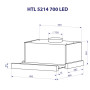 Витяжка кухонна Minola HTL 5214 BL 700 LED Витяжка кухонна Minola HTL 5214 BL 700 LED