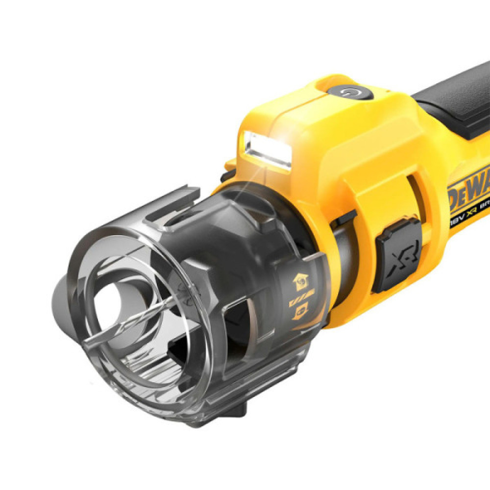 Фрезер акумуляторний DeWalt 18В XR Li-Ion 26000об/хв цанга 3.2-6.4мм 0.79кг без АКБ та ЗП