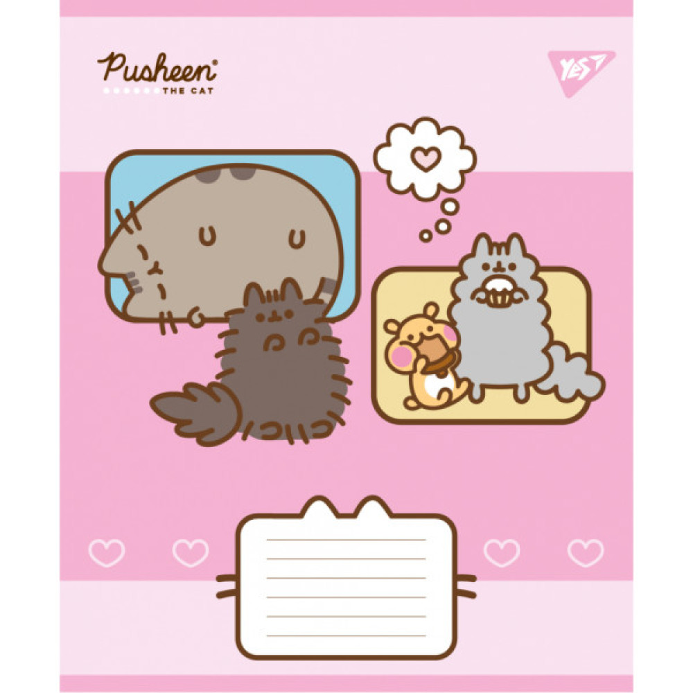Зошит Yes Pusheen Funny А5 18 аркушів клітинка (767605)