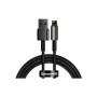 Дата кабель USB 2.0 AM to Lightning 1.0m 2.4A black Baseus (CALWJ-01)
