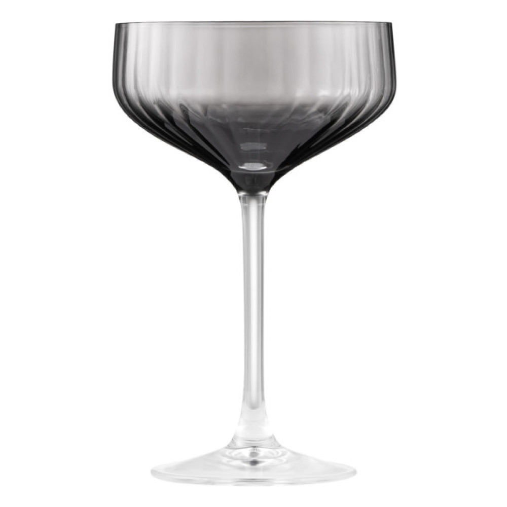 Набір келихів Ardesto Black Mars Alcor 330мл, 2шт, скло, сірий (AR2633GF)