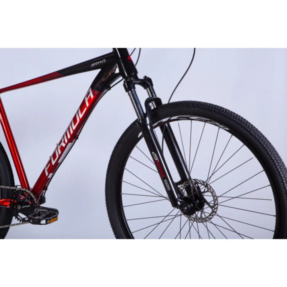 Велосипед Formula 29" ZEPHYR 1.0 HDD рама-21" AL 2026 чорно-червоний (OPS-FR-29-455)