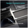 Дата кабель USB 2.0 AM to USB-C 1.0m 3A zinc alloy braided white ColorWay (CW-CBUC098-WT)