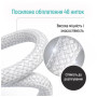 Дата кабель USB 2.0 AM to USB-C 1.0m 3A zinc alloy braided white ColorWay (CW-CBUC098-WT)