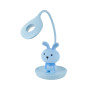 Настільна лампа Kite Bunny LED з акумулятором, блакитна (K24-492-1-3) Настільна лампа Kite Bunny LED з акумулятором, блакитна (K24-492-1-3)