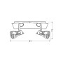 Спот Candellux 92-60532 ANGUS (92-60532) Спот Candellux 92-60532 ANGUS (92-60532)
