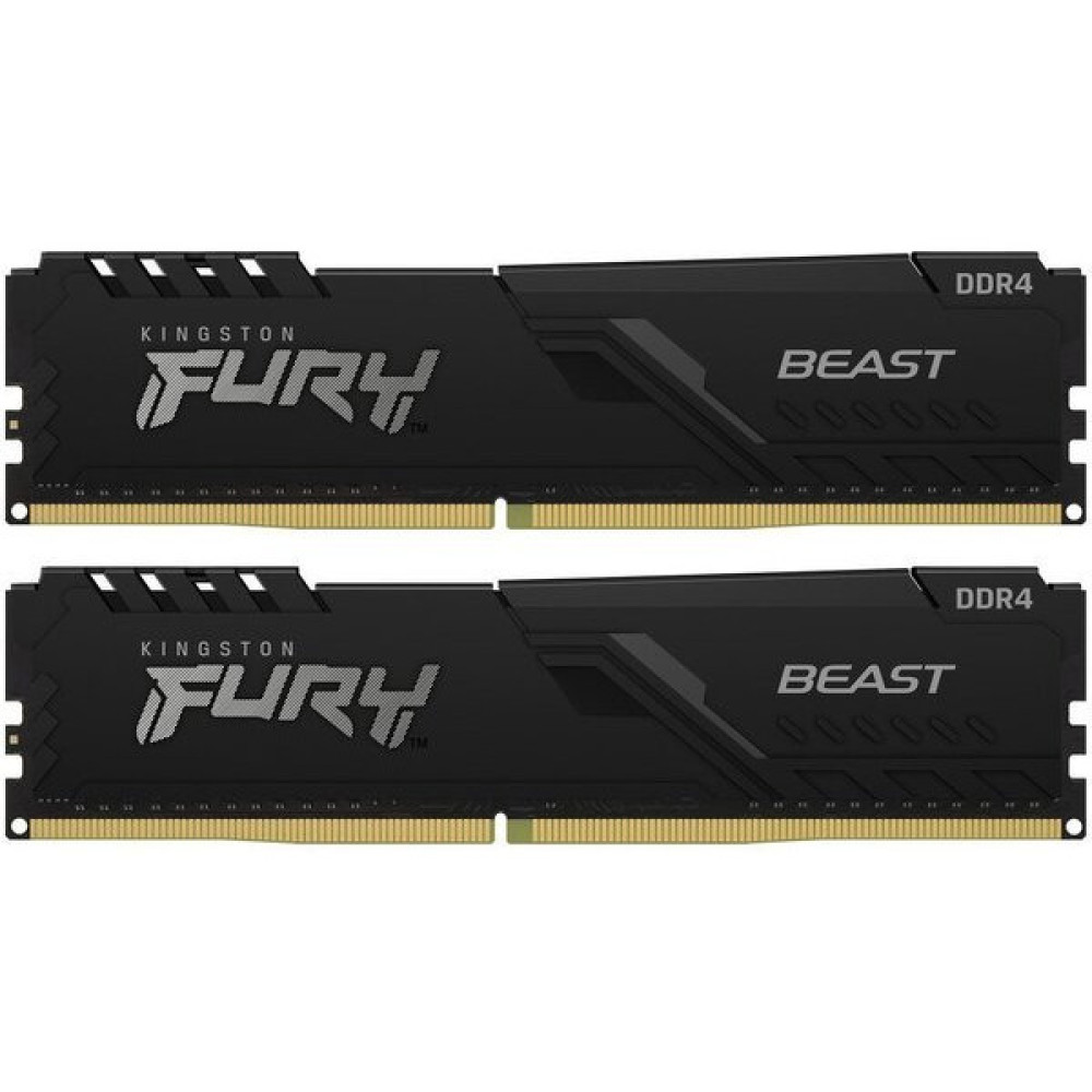 Пам'ять ПК Kingston DDR4 32GB KIT (16GBx2) 3200 FURY Beast