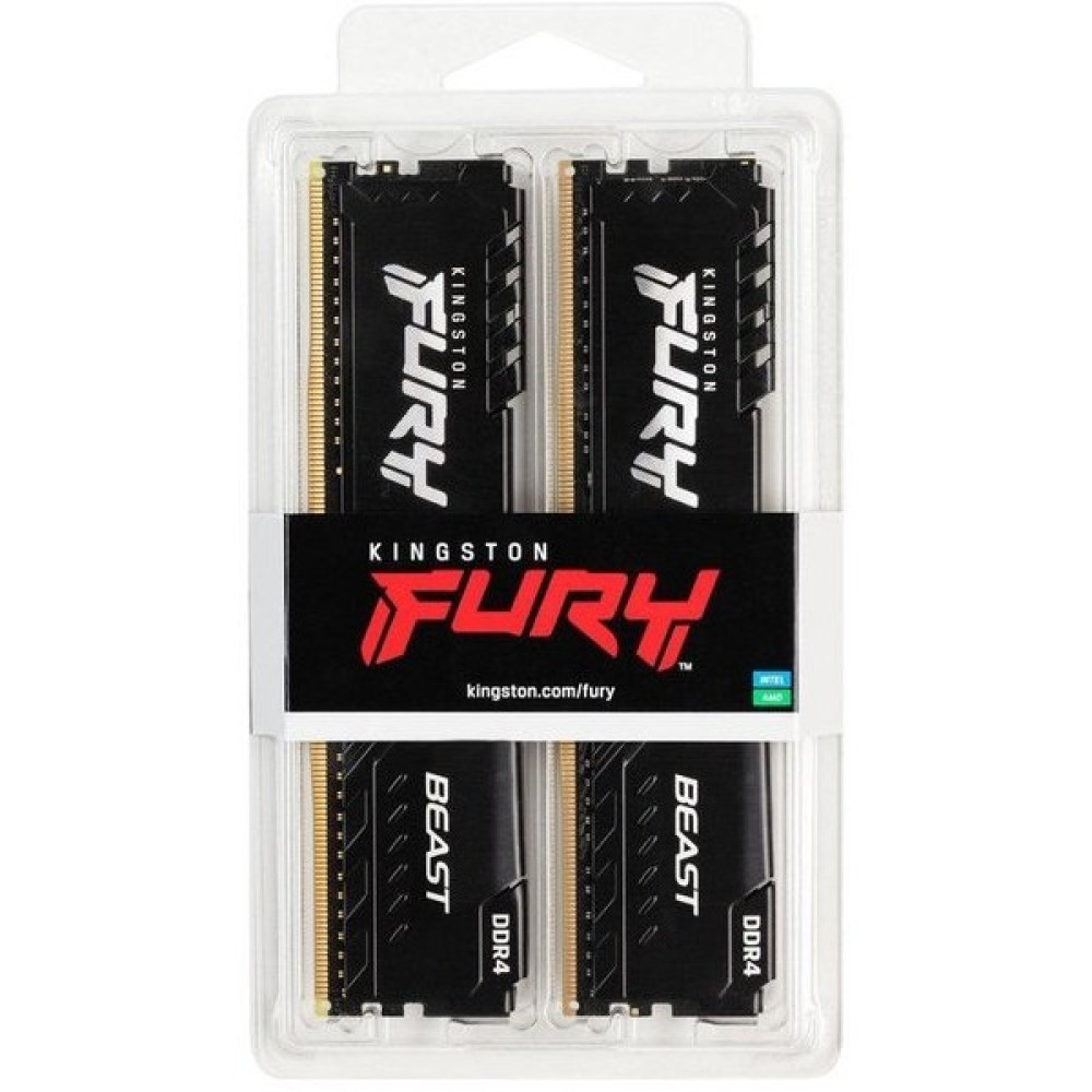 Пам'ять ПК Kingston DDR4 32GB KIT (16GBx2) 3200 FURY Beast