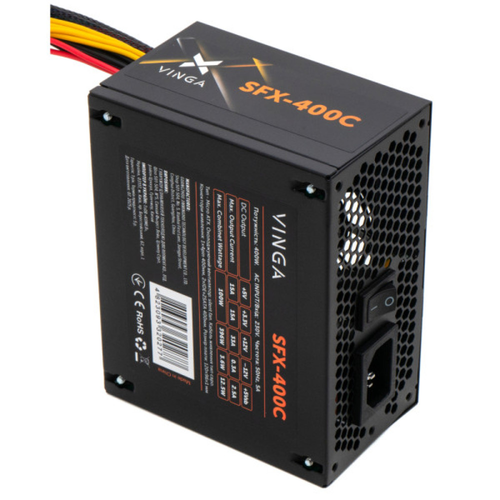 Блок живлення Vinga 400W ОЕМ (SFX-400С)