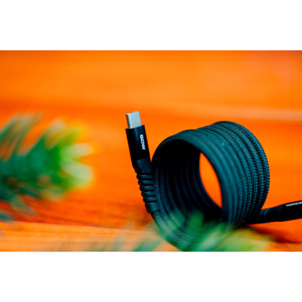 Дата кабель USB-C to USB-C 1.2m Magnetic 60W black Verbatim (31859)