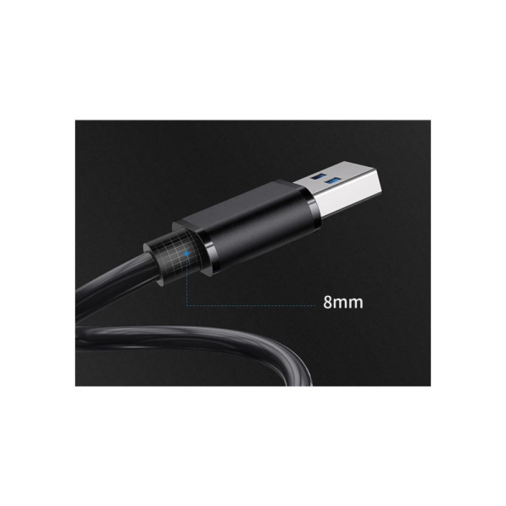 Дата кабель USB 2.0 AM/AM 1.0m 5Gbps Essager (EXCAA2-YT01)